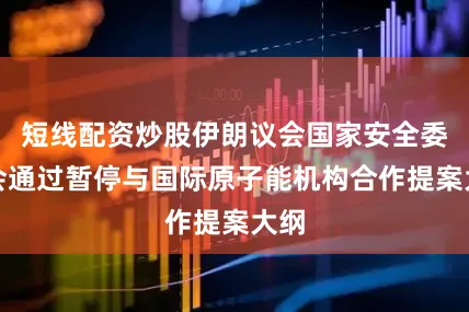 短线配资炒股伊朗议会国家安全委员会通过暂停与国际原子能机构合作提案大纲