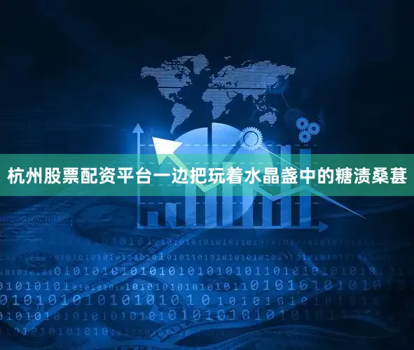 杭州股票配资平台一边把玩着水晶盏中的糖渍桑葚